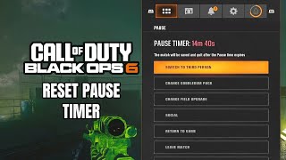 How to Reset the Pause Timer in Black Ops 6 Zombies [upl. by Occer]