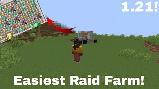 The Ultimate Raid Farm in Minecraft Java 121minecraftfarmraidfarmminecraftminecr [upl. by Padgett]