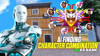 AI Given Best Character combination for Grandmaster in cs rank  MONU KING [upl. by Milan]