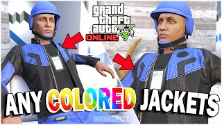 GTA 5 Colored Jackets Adversary Mode Jackets Glitch Colored Jackets BEFF GTA 5 Glitches [upl. by Kolosick]