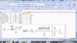 Como calcular a mediana para dados agrupados [upl. by Ihtac]