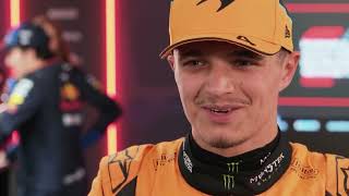 Lando Norris Qualifying Interview  2024 Bahrain Grand Prix [upl. by Barbarese]