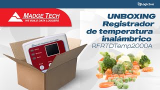 Logicbus UNBOXING Registrador de temperatura inalámbrico MADGETECH RFRTDTemp2000A [upl. by Marchelle]