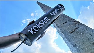 Huge KORSAIR 50000☠️ VS Concrete Pole💥 [upl. by Greenleaf945]