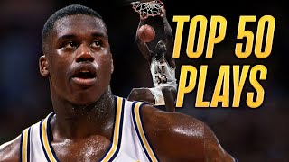 Shaquille ONeal TOP 50 COLLEGE PLAYS [upl. by Nerak]