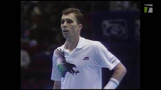 Philadelphia 1991 F Lendl vs Sampras [upl. by Zosima]