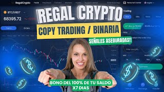 REGALCRYPTO  COPYTRADING  BINARIAS  SEÑALES ASEGURADAS [upl. by Lilly199]