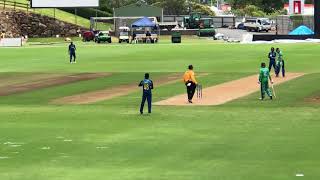 Kamindu Mendis bowling both hands vs Ireland U19 [upl. by Animsay]