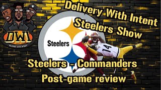 DWI Steelers  Commanders post game review [upl. by Tips]