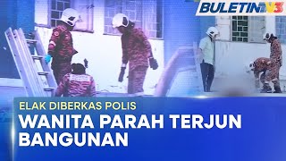 ELAK DIBERKAS POLIS  Wanita Nekad Terjun Tingkat 4 [upl. by Latoya]