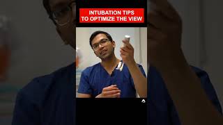 Optimising view at intubation  shorts airway laryngoscopy [upl. by Venola874]