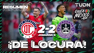 Resumen y goles  Toluca 22 Mazatlán  Grita México BBVA AP2021  J5  TUDN [upl. by Ydisac]