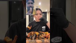 Seafood boil mukbang🦐🦞🦀 [upl. by Willet]