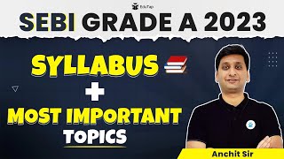 SEBI Grade A Syllabus and Pattern  SEBI Assistant Manager Syllabus Phase 1 amp 2  SEBI 2023 Vacancy [upl. by Maziar579]