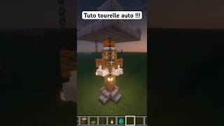 Tuto tourelle auto  minecraft minecraftbuildingguide minecraftbuildingtutorial minecrafttuto [upl. by Nibur329]