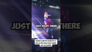 Taylor Swift Instantly Calls Security to Help Fan at Her Concert 😲🎤🆘😣 [upl. by Minnnie197]