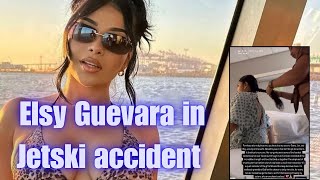 Elsy Guevara involved in a jet ski accident trending [upl. by Solracesoj]