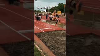 Women triple jump U19 fitness jumper triplejump sports passion india [upl. by Undry66]