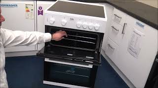 Beko ETC611W Twin Cavity 60cm Electric Cooker [upl. by Ewen]