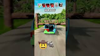 Help Me Get My Crush Attention In A Car Jump Challenge 🚗 😎 shorts beamngdrive [upl. by Anali]