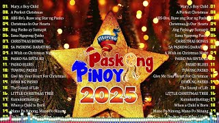 Best Tagalog Christmas Songs Medley 2025 🌟Paskong Pinoy 2025 Medley with Lyrics 🎄 [upl. by Ynor]