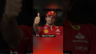 Carlos Sainz about the quotI wanna see P3quot guy 🤣 f1 formula1 source CEVALogistics [upl. by Kissie155]