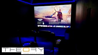 THEORY Audio Design 724 Home Theater Installed  Friendswood TX [upl. by Nyleuqcaj204]