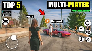 Top 5 Multiplayer Games For Android 2024  games to play with friends [upl. by Arraek469]