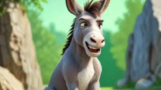 Donkey Talking Anime  Donkey Green Screen Copyright free [upl. by Onilegna]