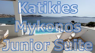 Katikies Hotel in Mykonos Greece  Junior Suite Tour [upl. by Sigfrid544]