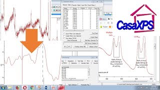 How analyze XPS  Part 1  database Noise reduction Smoothing Calibration [upl. by Killion]