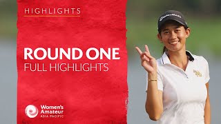 ROUND ONE FULL HIGHLIGHTS  2024 Womens Amateur AsiaPacific [upl. by Ennahgem]