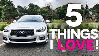 5 Things I LOVE about my INFINITI Q50 [upl. by Deadman]