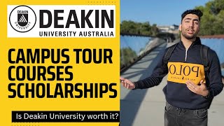 Deakin University Vlog  Deakin University Campus Tour  Deakin Scholarships  University in Melb [upl. by Adlare]