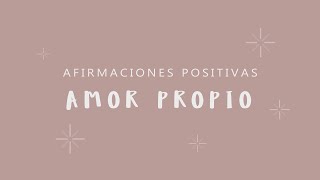 AMOR PROPIO Afrimaciones Positivas Mientras Duermes para Amarte Más a ti Mismo y Prosperar [upl. by Marni]