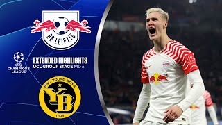 RB Leipzig vs Young Boys Extended Highlights  UCL Group Stage MD 6  CBS Sports Golazo [upl. by Odnavres]