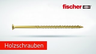 Holzschrauben für starke Holzverbindungen fischer PowerFast [upl. by Harbot]