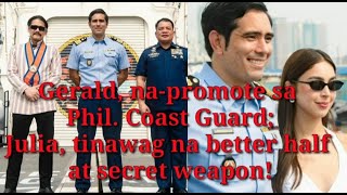 Gerald napromote sa Phil Coast Guard Julia proud na proud [upl. by Jahn226]