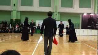 14th Hong Kong Asian Open Kendo Championships  Semi final men team 5 Thailand vs KKA [upl. by Eycal]