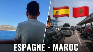 🇲🇦JE VAIS AU MAROC EN BATEAU ALGECIRAS  TANGER MED [upl. by Naitsirk552]