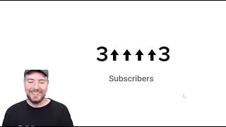 Mrbeast Hits Skewes number Subscribers [upl. by Berkie960]