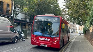 The First Day of Metroline Operations on Route W9 [upl. by Itnavart42]