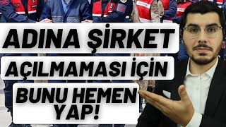 Dolandırıcıların Kimlik Numaranla Senin Üzerine Şirket Açmaması İçin Ne Yapmalısın [upl. by Ynohtnakram]