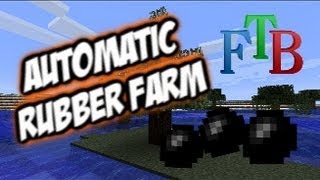 FTB Tutorial  Automatic RUBBER FARM Direwolf 52Ultimate [upl. by Ennoira921]