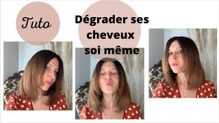 TUTO  COMMENT DEGRADER SES CHEVEUX SEULE [upl. by Conan]