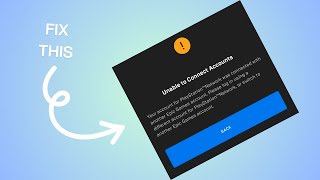 How to Fix “Unable to connect accounts” in Epic Game [upl. by Ly231]