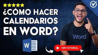 Cómo Hacer CALENDARIOS BONITOS en Word  Insertar Calendarios en Word 🗓️ Personalizar Calendario 🗓️ [upl. by Adrian]