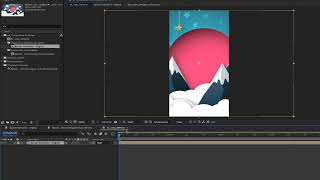 Prepare horizontal compositions in After Effects for export to vertical Instagram Stories [upl. by Pulchi645]