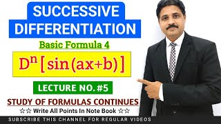 SUCCESSIVE DIFFERENTIATION LECTURE 5 IN HINDI  DIFFERENTIAL CALCULUS TIKLESACADEMY [upl. by Amron]