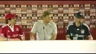 Frerk Ohm FC Bayern PressekonferenzTraining mit Markus Hörwick [upl. by Veejar]